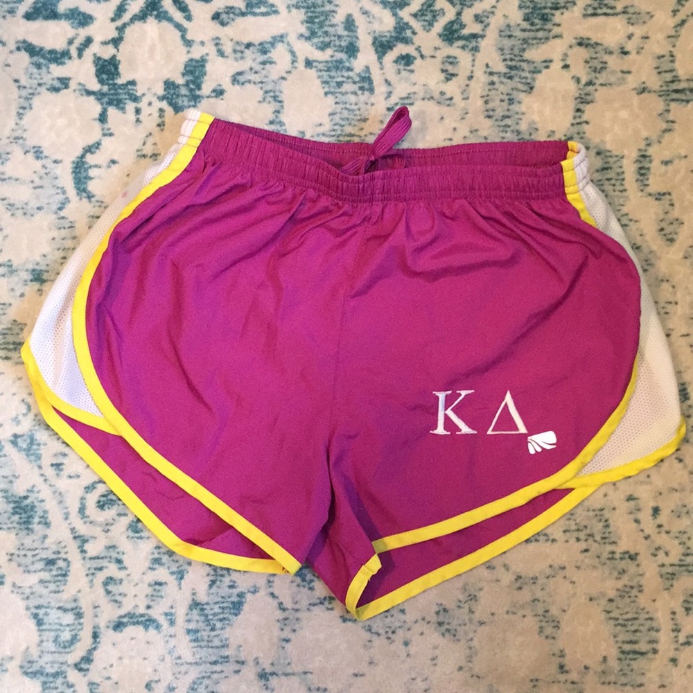 Kappa Delta custom embroidered athletic shorts